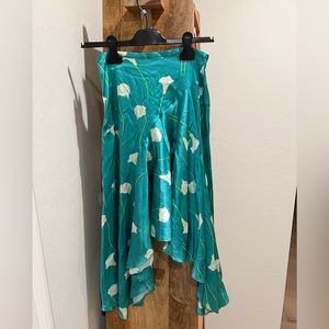 Carolina Constas Silk Tulip Skirt